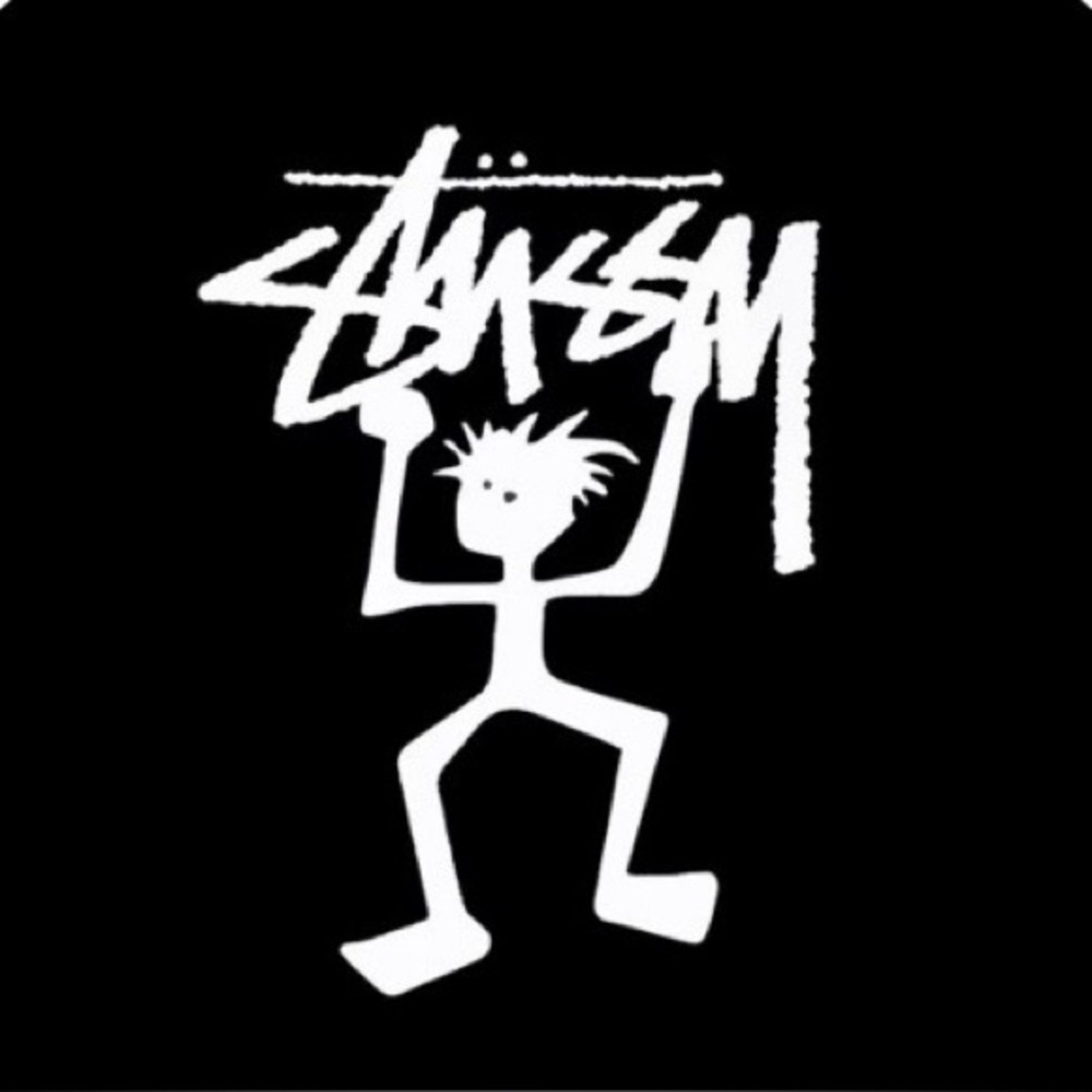 STUSSY TRIBAL BLACK & WHITE 
CUSTOM MADE PILLOW